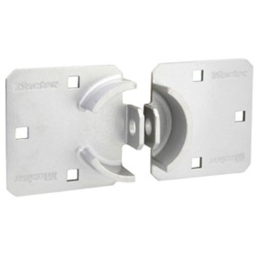 Master Lock 704D 4 1/2" Tough Under Fire Hardened Steel Gate Hasp - View #3